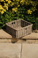 Kubu Large Square Storage Basket Home Tidy Toys Wicker Organiser