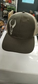 Badlands -Grey with White and White Skull Deer on the Front side