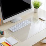 Clear PVC Table Cover Non-Slip Desktop Protection Pad Office Desk Protector Mat