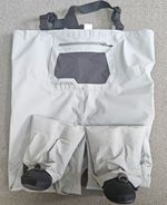 Orvis Clearwater Stockingfoot Chest Waders Adjustable Braces Mens XL Short Stone
