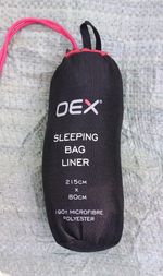 Pre Owned OEX Mummy Sleeping Bag Liner . Polyester Microfibre