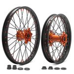 21"/19" CNC Wheel Rim Hub Set For KTM FC FE FX TC SX XC-F MXC SXS EXC-F XC XC-W