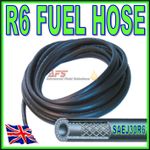 6mm 1/4" Diesel Fuel Pipe Flexible Reinforced High Pressure NBR R6 Petrol Hose