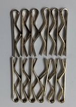 Shank Button Cotter Pins British Military Split Pins For Ring Buttons Set of 12