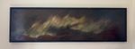 HUGE Vintage Abstract Landscape Oil Painting Panoramic Canvas 188cm x 57cm