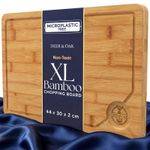Chopping Board Extra Large Wooden Bamboo Cutting Kitchen Serving Wood Butchers