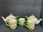 Handpainted tea set from Temp-tations by Tara Figural Dragonfly Collection
