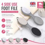 4-in-1 Foot File Pumice Stone Callus Remover Pedicure Dead Skin Scrubber