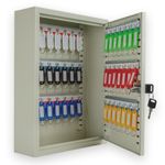 Lockable Key Cabinet Safe 42 Key Heavy Duty Wall Mounted Key Storage Box