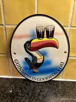 Guinness Is Good For You Guinness Toucan Cast Iron Sign Wall Plaque Bar
