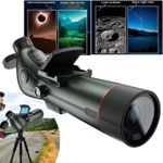 Digital 350X Zoom HD 4K Astronomical Telescope Starry Sky Observation SPX5-80