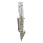 1pc Glass Rain Gauge Garden Moisture Meter Outdoor Rainwater Measuring Tools