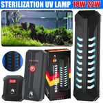Aquarium Submersible UV Light Sterilizer Pond Fish Tank Germicidal Clean Lamp