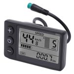 S866 LCD Display Panel Meter 24V 36V 48V Control Panel for E-Bike Electric Bike-