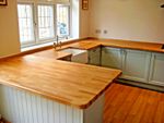 CLEARANCE Solid Beech Worktop, Real Wood Timber, Wooden, Breakfast Bar, 2m 3m 4m