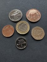 A FULL SET OF NEW ISSUE ST HELENA  2022 COINS. ALL IN BUNC  £1,20p,10p,5p,2p,1p