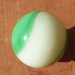 Vintage Akro Agate Corkscrew UV Active 5/8 NM