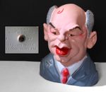 Spitting Image Mikhail Gorbachev 1987 Rubber Figure Bust with Squeaker!