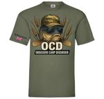 British Carpers Carp Fishing T Shirt Olive Green Angling Fishing Tee Shirt