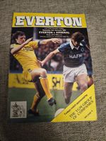 Everton V Arsenal 03/01/1981 FA Cup Programme