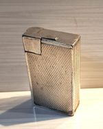 Antique 1930s Morgan Lift Arm Pocket Petrol Lighter Silver Plated – Refurb