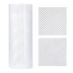 Plastic Canvas Bag Sheets White Bag Rug DIY Crafting Bag Mesh Grid