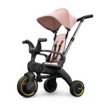 Doona Liki Baby Trike S1 - Blush Pink - Premium Foldable Toddler Tricycle
