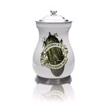 Hendricks Ceramic Cucumber Gin Baluster Pot With Metal Lid & Stand Porcelain NEW