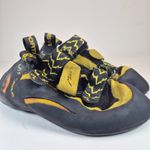 La Sportiva Miura VS Climbing Bouldering Shoes Size 8.5 Black Yellow F09/13