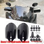Motorcycle Shade Hand Guards Protector For Harley Softail FXBB /FXST /FLDE /FLHC