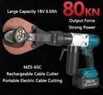MZS-65C Cordless Cable Cutter Remote Control Electric Wire Cutting Pliers