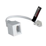 RJ11 to BT Socket Adapter - Phone to Ethernet - Universal Compatibility for and
