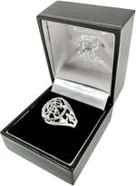 GLASGOW RANGERS FC LICENSED STERLING SILVER CREST RING COMPLETE IN GIFT BOX RFC