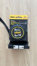 ROLSON 5 Metre Tape Auto Lock and Internal Measuring Window