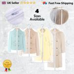 Hanging Garment Bag Cover Zip Up – Clothes Dress Coat Suit Dustproof Storage Pro