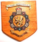 MI5 - Mi5 Beautiful Hand Painted Mess Plaque or Shield
