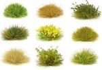 Static grass tufts self adhesive sheets - Model scenery wargames Warpainter