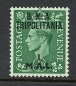 Tripolitania 1948 1m on ½d Pale green SG T1 Mnh.