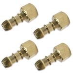 1/4" LPG FULHAM NOZZLE x 4 FEMALE BSP THREAD FOR 8mm BORE PROPANE GAS PIPE
