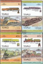 tuvalu 213-220 Couples mint never hinged mnh 1984 Locomotive