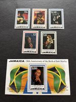 Postage Stamp Set Jamaica MNH 50th Anniversary Birth Of Bob Marley MNH