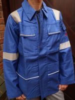 MENS TEMPEX PROFESSIONAL QUALITY FLAME FIRE RETARDANT WORK WEAR JACKET HI VIZ
