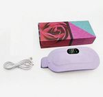 Smart Warm Belt Rechargeable Electric Heating Pad, Temp Settings Pink/Grey