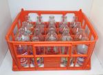 20 Different Vintage Milk Bottles & Unigate Crate, 1970s 1980s