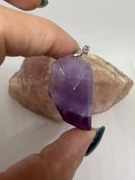 Faceted Amethyst Pendant