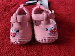 Baby Girls Pink Shoes Size 0-3 Brand Matalan New With Tags B11