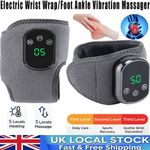 3IN1 Electric Foot Ankle Massager Infrared Hot Vibration Compression Pain Relief