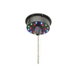 QTX Battery Operated LED Mirror Ball Motor with 18 LED Party Disco Lights
