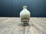 Vintage Mini Liquor Jug DETRICK OHIO TIPPECANOE CITY 