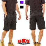 Mens Cargo Combat Shorts by BKS Size 30 to 42 - WORK CASUAL SHORT TROUSERS PANTS